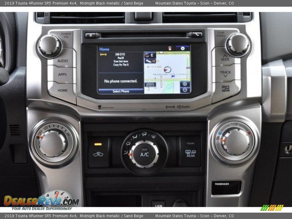 2019 Toyota 4Runner SR5 Premium 4x4 Midnight Black metallic / Sand Beige Photo #9