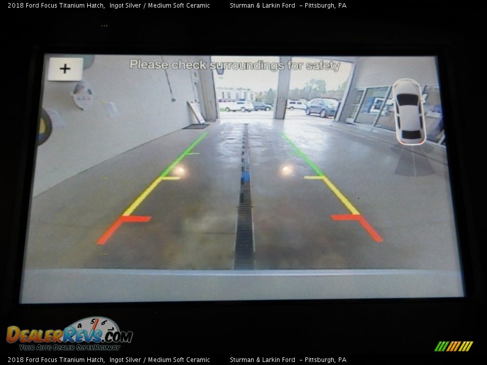 2018 Ford Focus Titanium Hatch Ingot Silver / Medium Soft Ceramic Photo #23