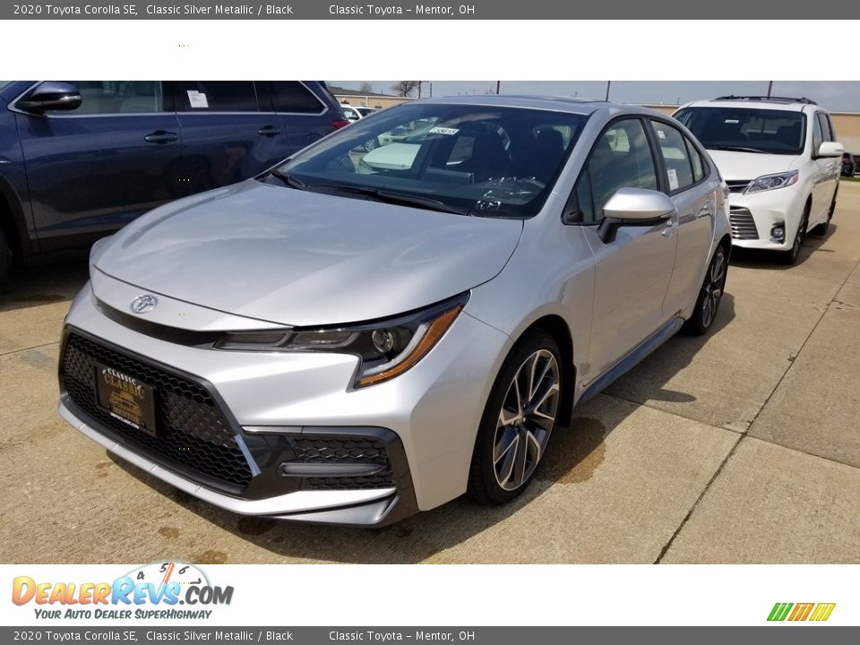 2020 Toyota Corolla SE Classic Silver Metallic / Black Photo #1