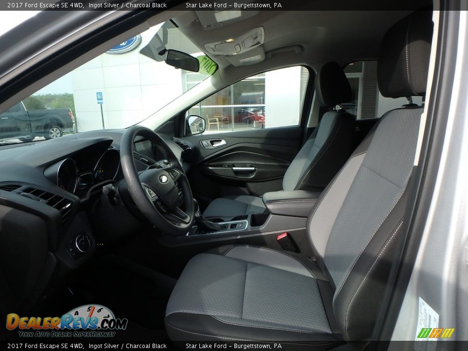 2017 Ford Escape SE 4WD Ingot Silver / Charcoal Black Photo #10