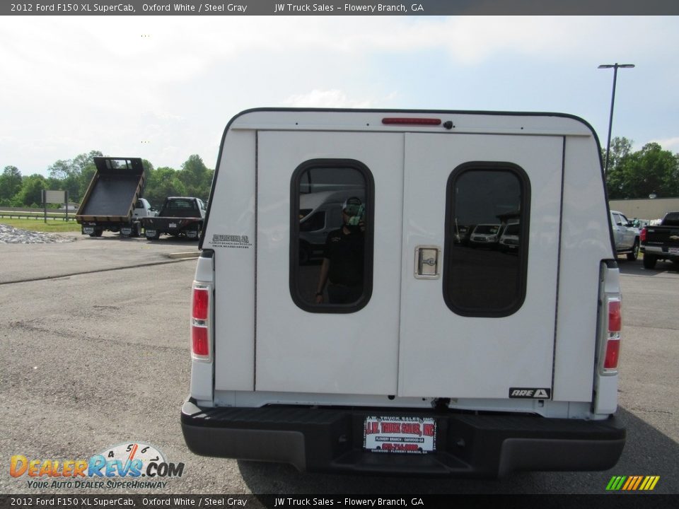 2012 Ford F150 XL SuperCab Oxford White / Steel Gray Photo #27