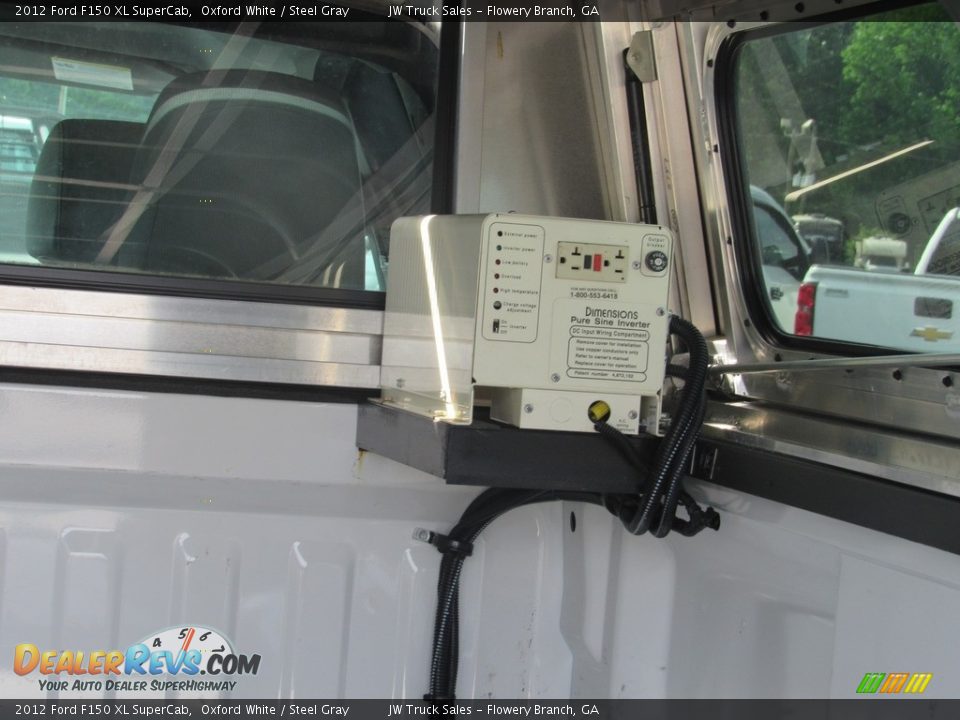 2012 Ford F150 XL SuperCab Oxford White / Steel Gray Photo #30