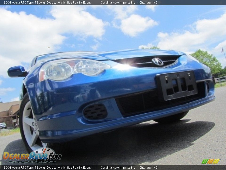 2004 Acura RSX Type S Sports Coupe Arctic Blue Pearl / Ebony Photo #1