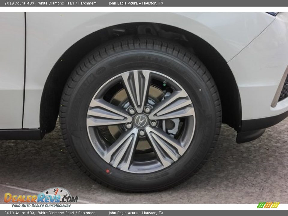 2019 Acura MDX White Diamond Pearl / Parchment Photo #10