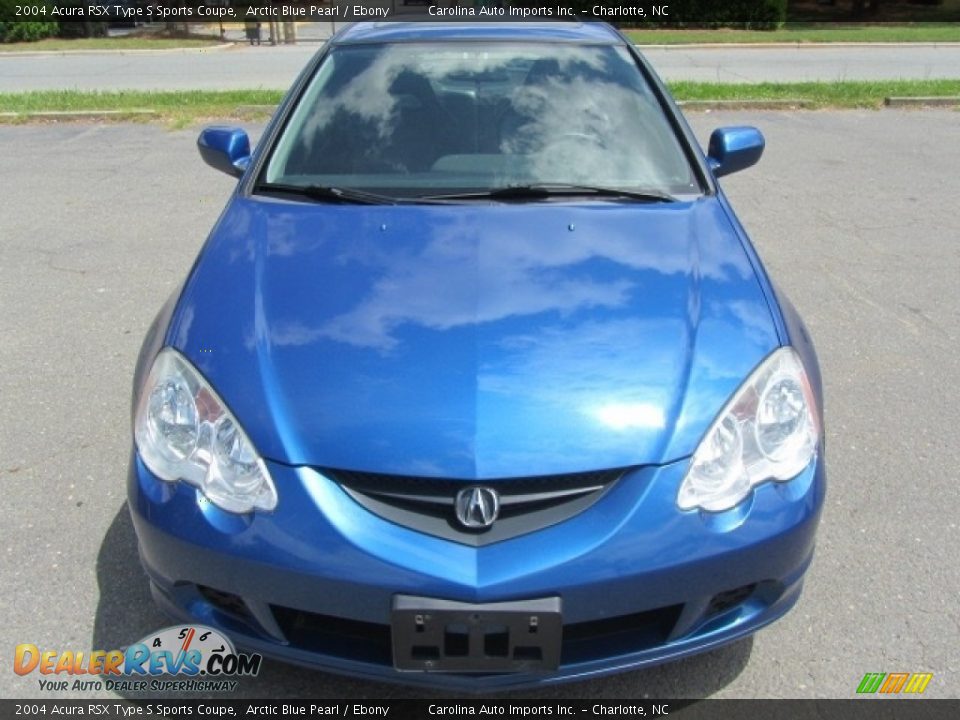 2004 Acura RSX Type S Sports Coupe Arctic Blue Pearl / Ebony Photo #5