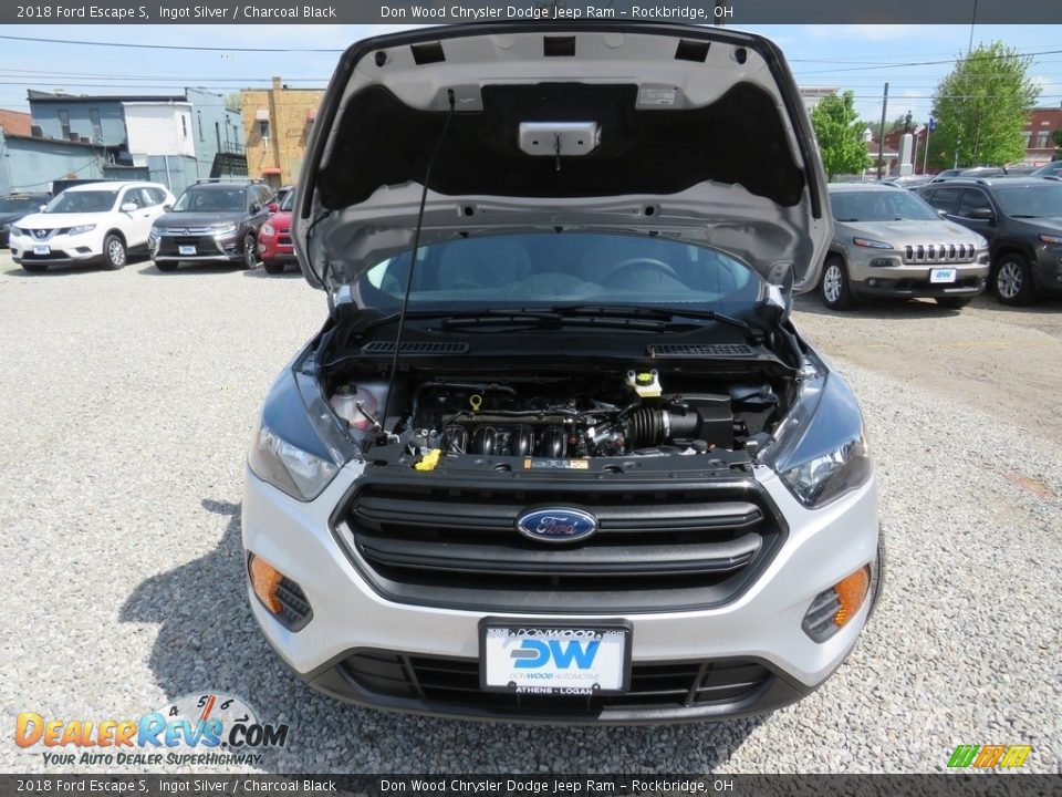 2018 Ford Escape S Ingot Silver / Charcoal Black Photo #7