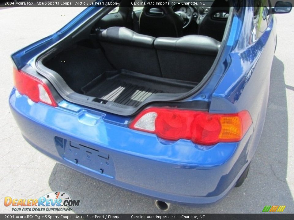 2004 Acura RSX Type S Sports Coupe Arctic Blue Pearl / Ebony Photo #21