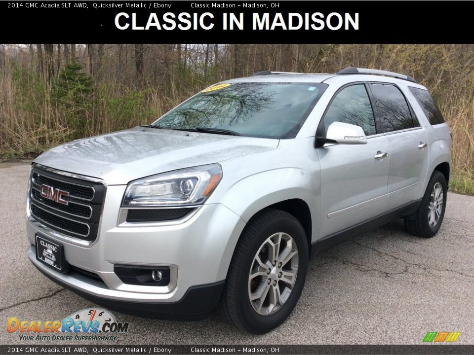 2014 GMC Acadia SLT AWD Quicksilver Metallic / Ebony Photo #1