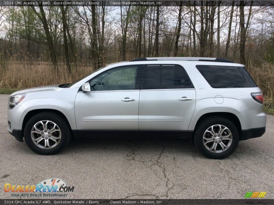 2014 GMC Acadia SLT AWD Quicksilver Metallic / Ebony Photo #2
