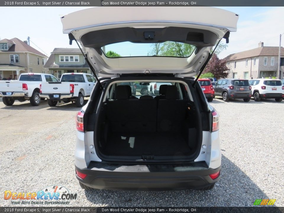 2018 Ford Escape S Ingot Silver / Charcoal Black Photo #14