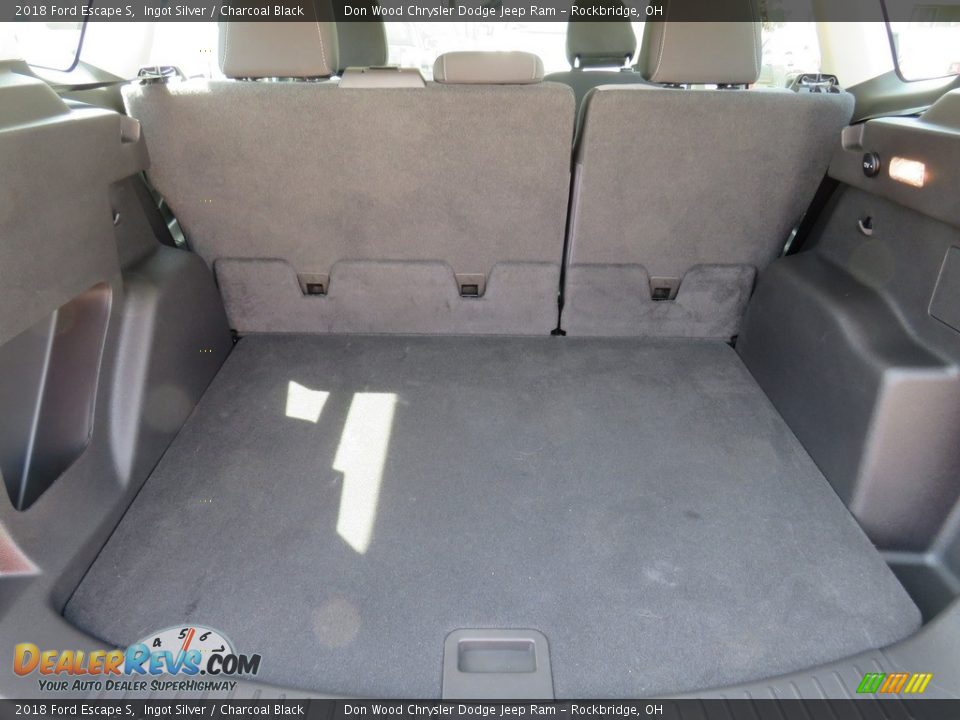 2018 Ford Escape S Ingot Silver / Charcoal Black Photo #15