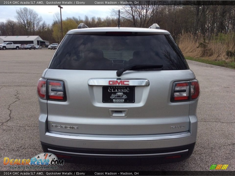 2014 GMC Acadia SLT AWD Quicksilver Metallic / Ebony Photo #4