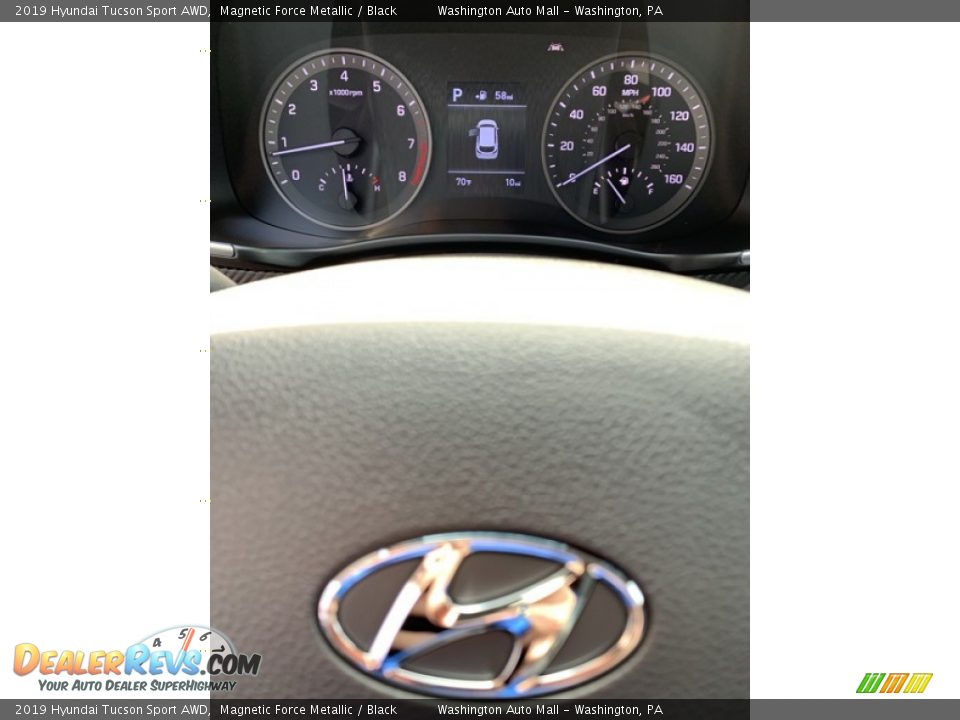2019 Hyundai Tucson Sport AWD Magnetic Force Metallic / Black Photo #32