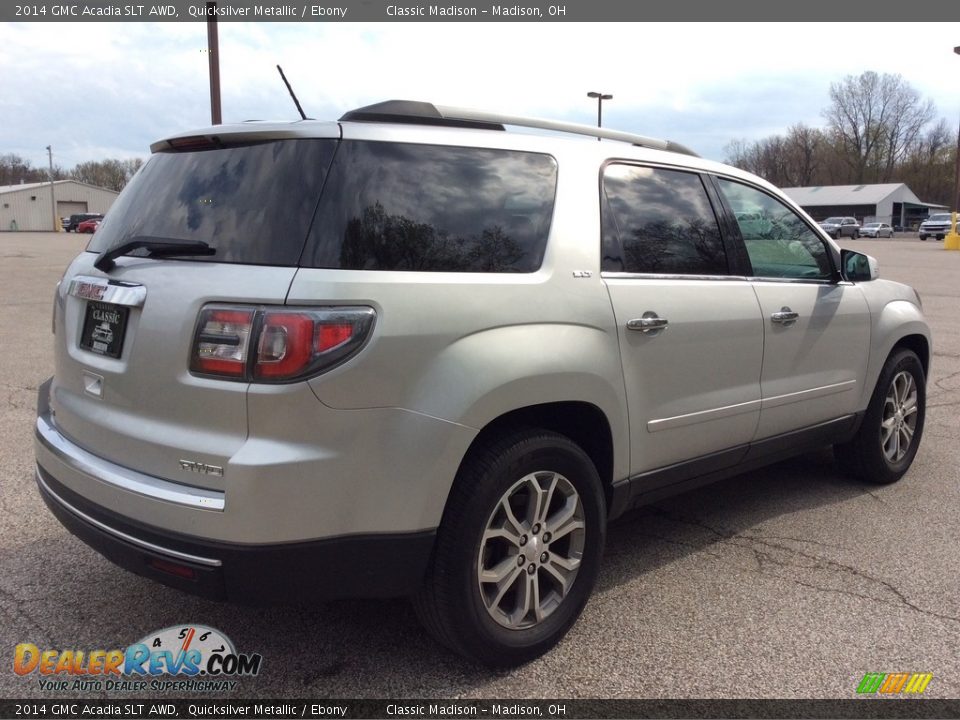 2014 GMC Acadia SLT AWD Quicksilver Metallic / Ebony Photo #5