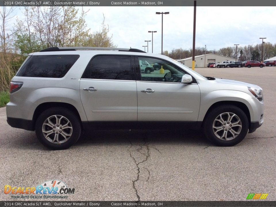 2014 GMC Acadia SLT AWD Quicksilver Metallic / Ebony Photo #6