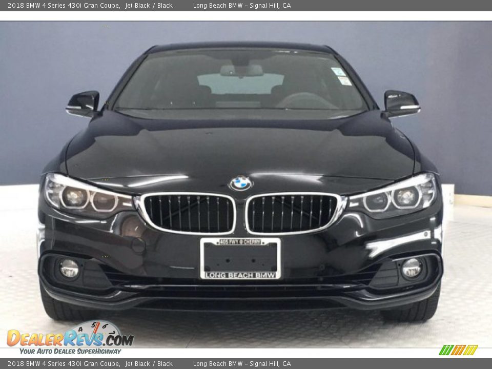 2018 BMW 4 Series 430i Gran Coupe Jet Black / Black Photo #2