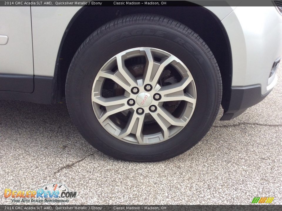 2014 GMC Acadia SLT AWD Quicksilver Metallic / Ebony Photo #9