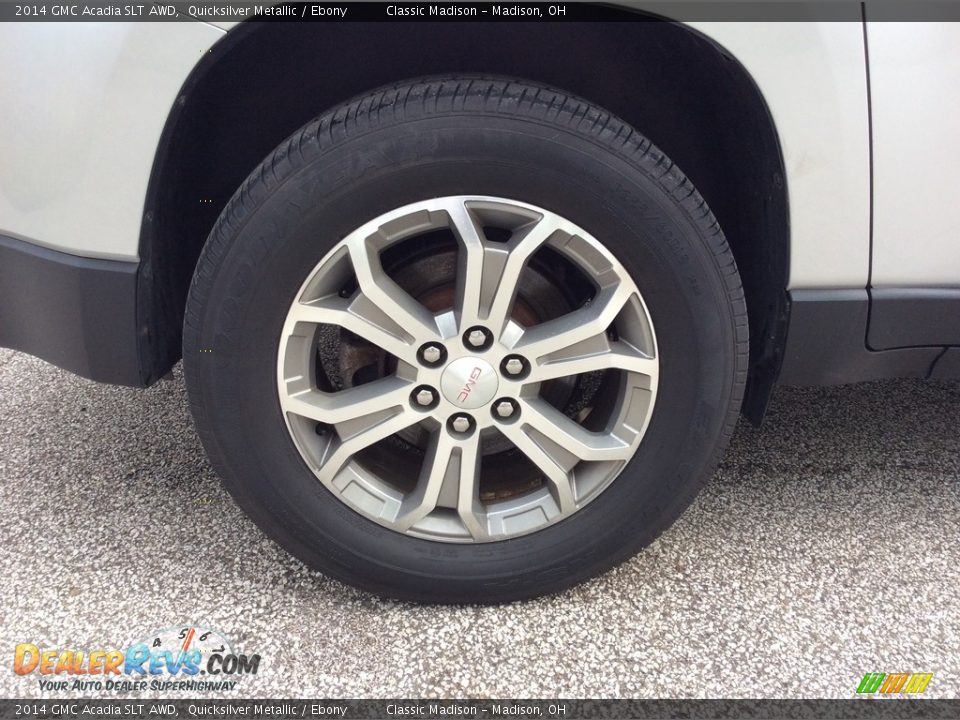 2014 GMC Acadia SLT AWD Quicksilver Metallic / Ebony Photo #10