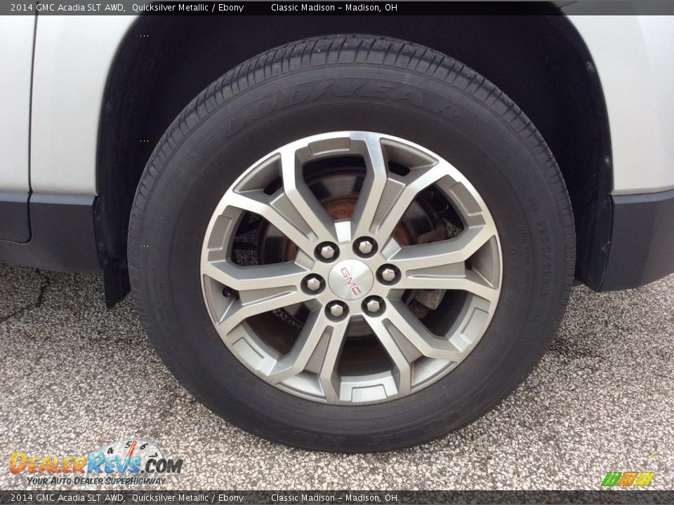 2014 GMC Acadia SLT AWD Quicksilver Metallic / Ebony Photo #11
