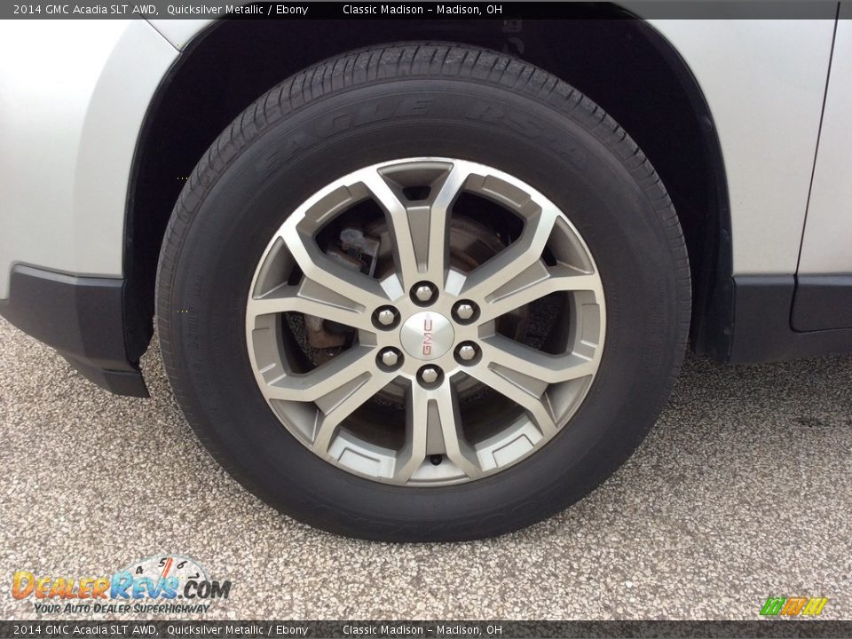 2014 GMC Acadia SLT AWD Quicksilver Metallic / Ebony Photo #12