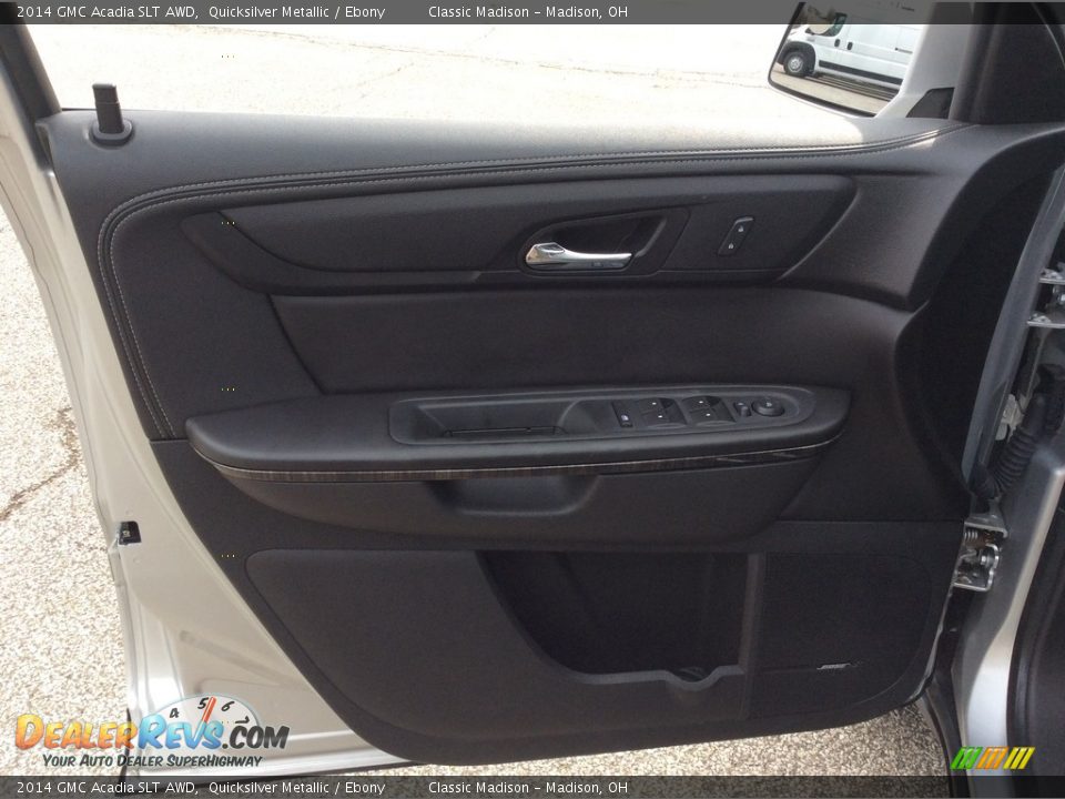 2014 GMC Acadia SLT AWD Quicksilver Metallic / Ebony Photo #13