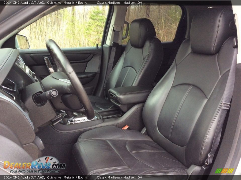 2014 GMC Acadia SLT AWD Quicksilver Metallic / Ebony Photo #14