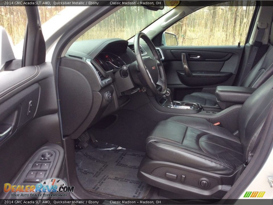 2014 GMC Acadia SLT AWD Quicksilver Metallic / Ebony Photo #15