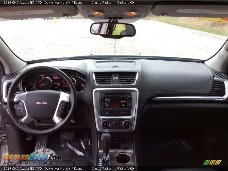 2014 GMC Acadia SLT AWD Quicksilver Metallic / Ebony Photo #16