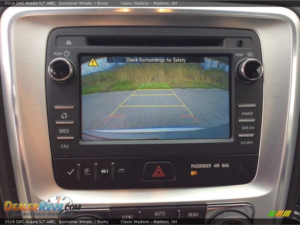 2014 GMC Acadia SLT AWD Quicksilver Metallic / Ebony Photo #19