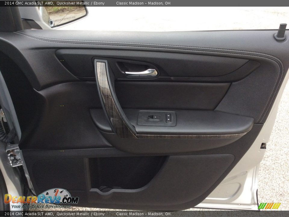 2014 GMC Acadia SLT AWD Quicksilver Metallic / Ebony Photo #20