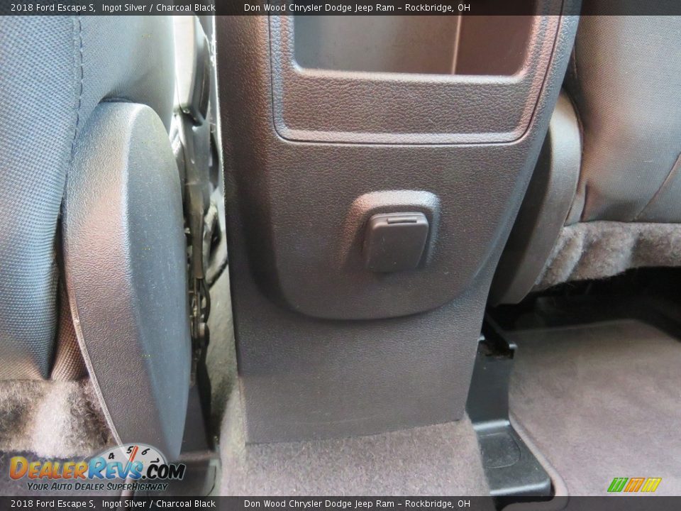 2018 Ford Escape S Ingot Silver / Charcoal Black Photo #34