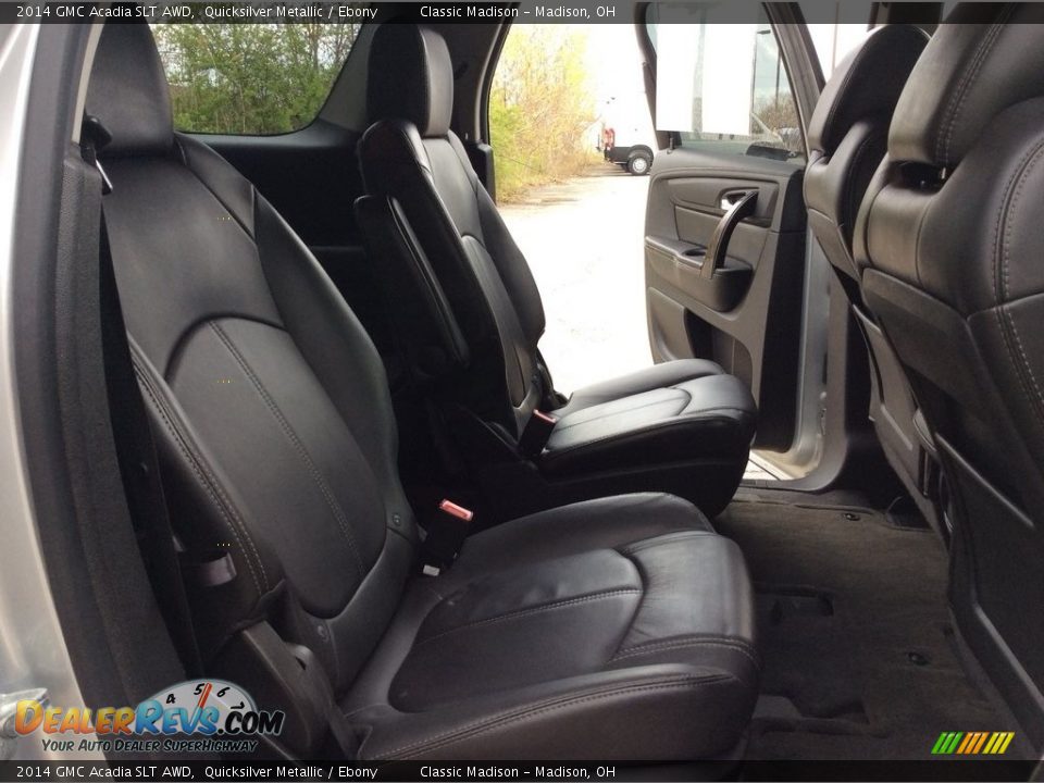 2014 GMC Acadia SLT AWD Quicksilver Metallic / Ebony Photo #23