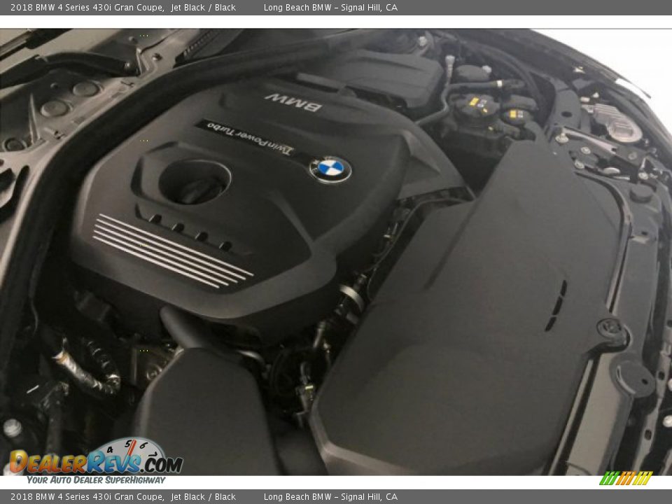 2018 BMW 4 Series 430i Gran Coupe Jet Black / Black Photo #27