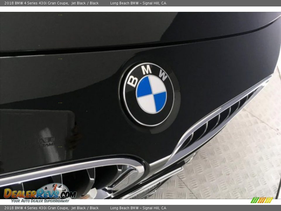 2018 BMW 4 Series 430i Gran Coupe Jet Black / Black Photo #29