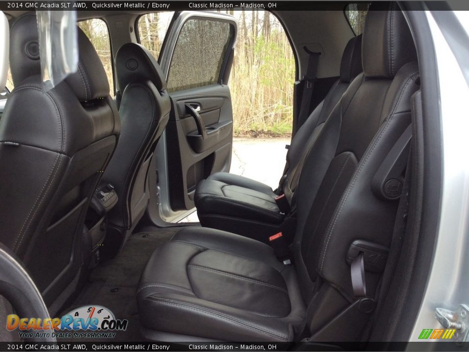2014 GMC Acadia SLT AWD Quicksilver Metallic / Ebony Photo #25