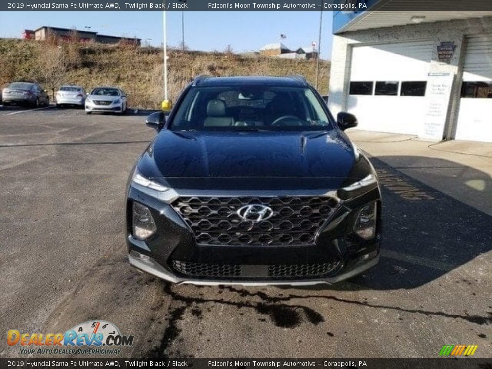 2019 Hyundai Santa Fe Ultimate AWD Twilight Black / Black Photo #2