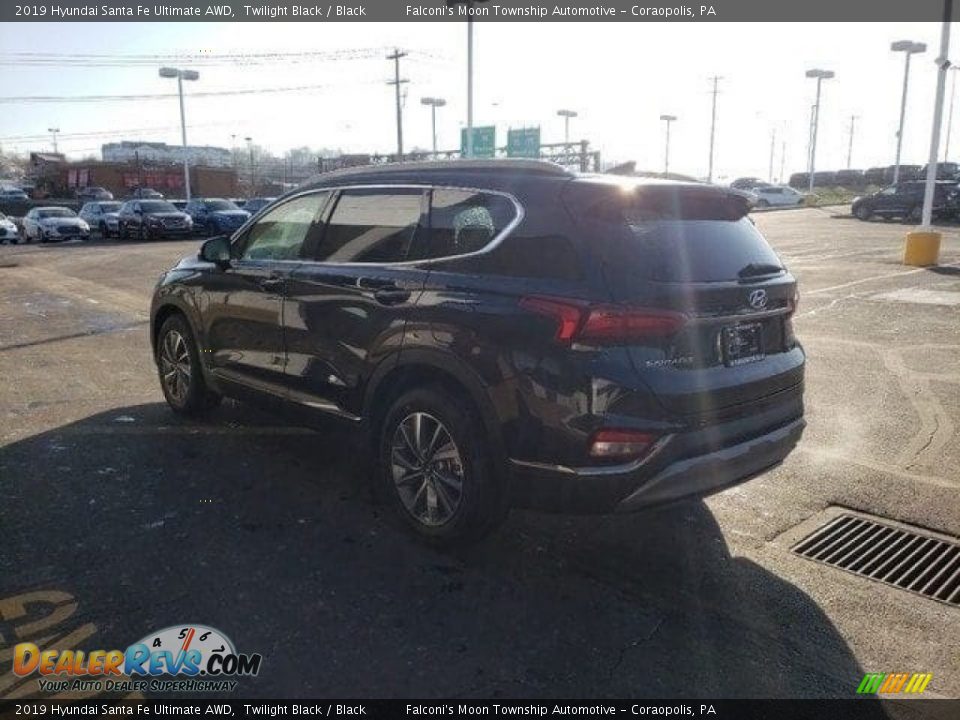 2019 Hyundai Santa Fe Ultimate AWD Twilight Black / Black Photo #5