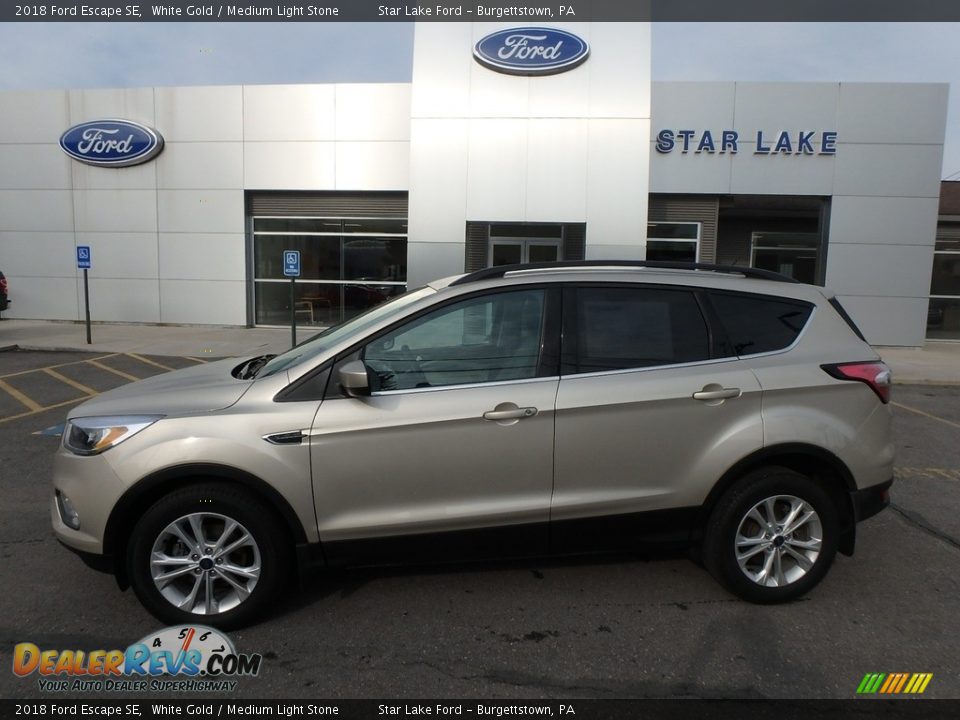 2018 Ford Escape SE White Gold / Medium Light Stone Photo #1