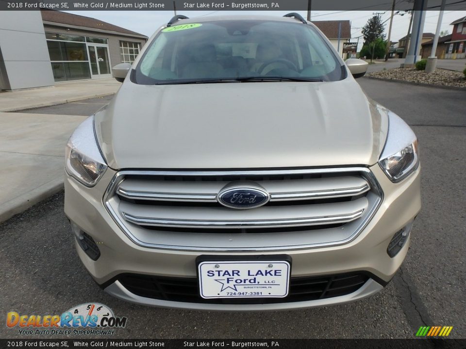 2018 Ford Escape SE White Gold / Medium Light Stone Photo #2