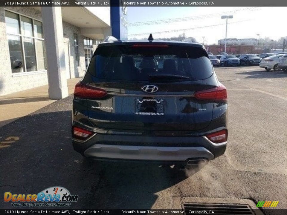 2019 Hyundai Santa Fe Ultimate AWD Twilight Black / Black Photo #6