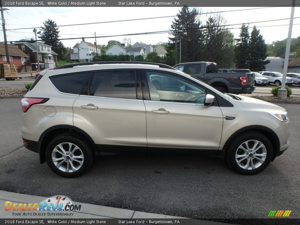 2018 Ford Escape SE White Gold / Medium Light Stone Photo #4