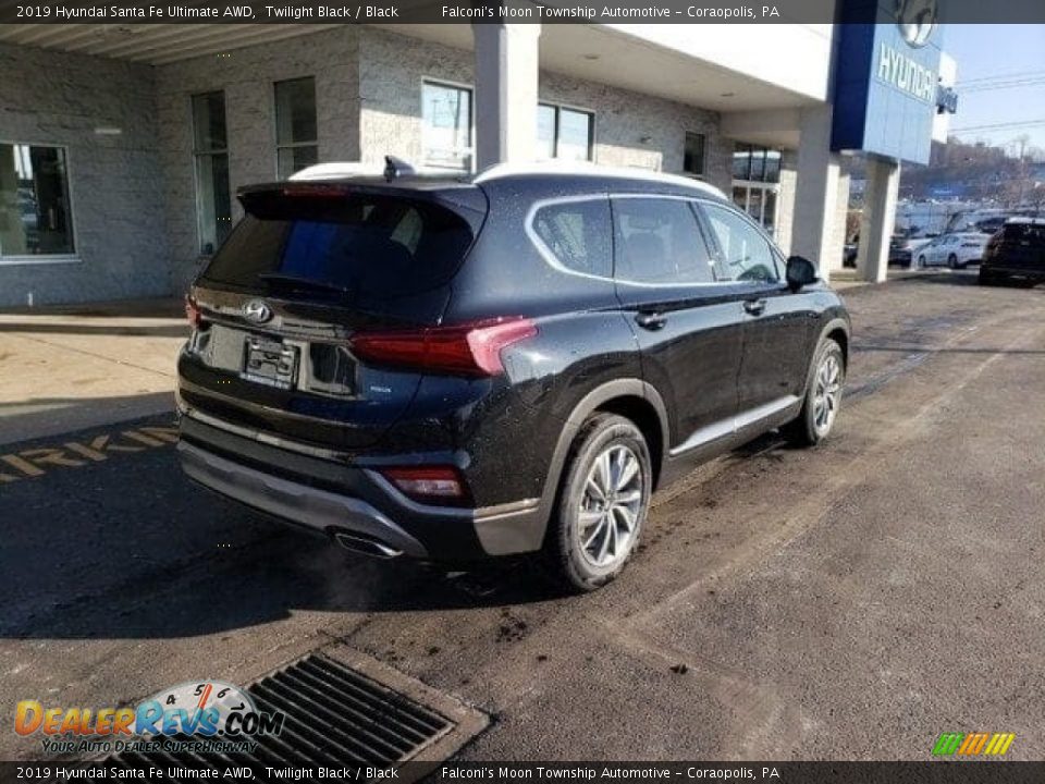 2019 Hyundai Santa Fe Ultimate AWD Twilight Black / Black Photo #8