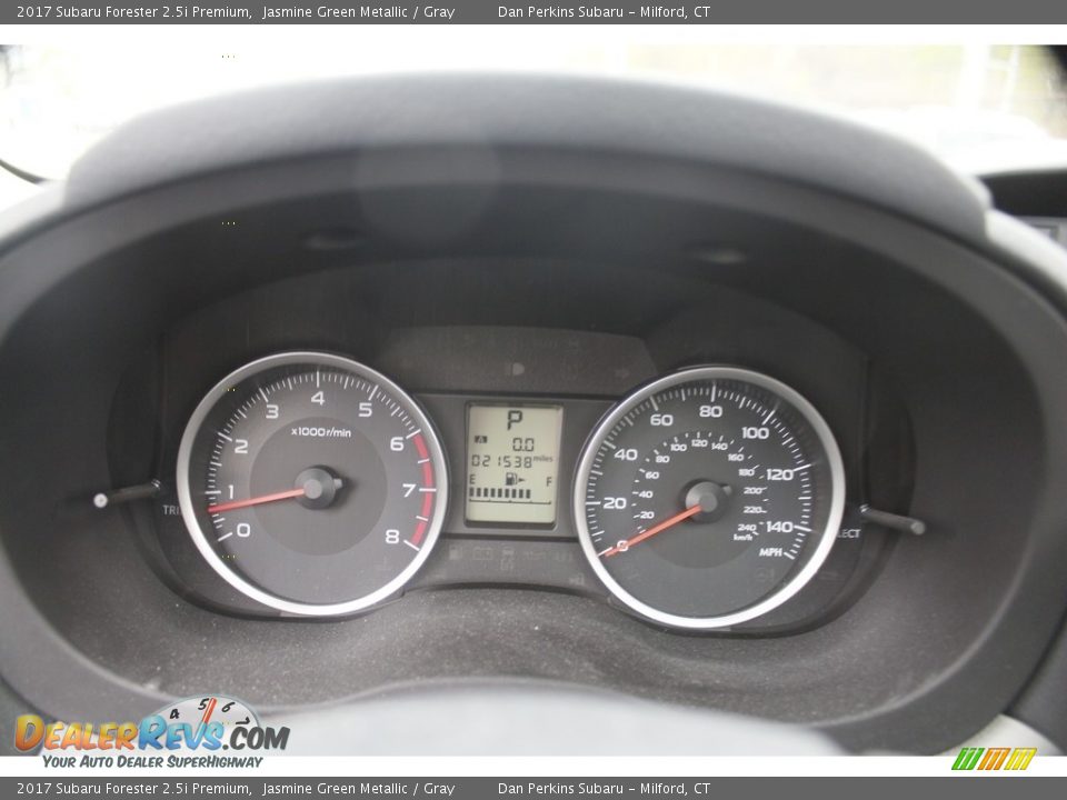 2017 Subaru Forester 2.5i Premium Jasmine Green Metallic / Gray Photo #18