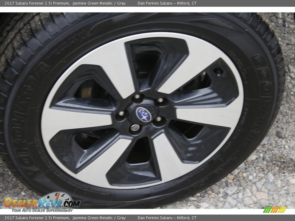 2017 Subaru Forester 2.5i Premium Jasmine Green Metallic / Gray Photo #22