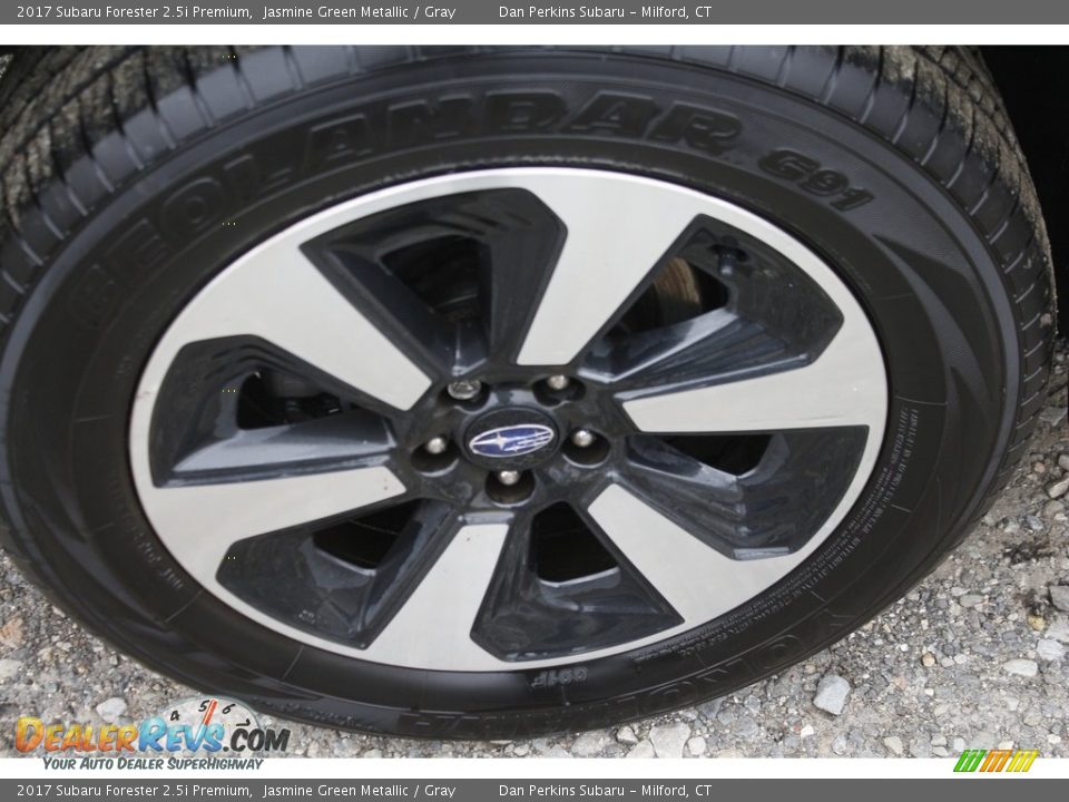 2017 Subaru Forester 2.5i Premium Jasmine Green Metallic / Gray Photo #23