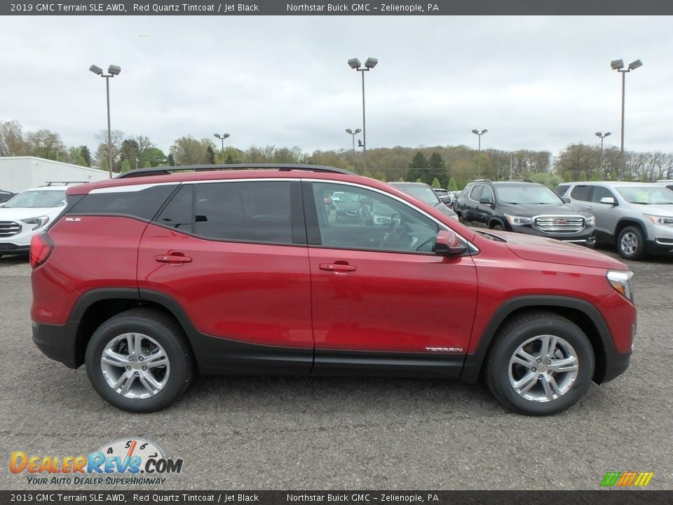 2019 GMC Terrain SLE AWD Red Quartz Tintcoat / Jet Black Photo #4