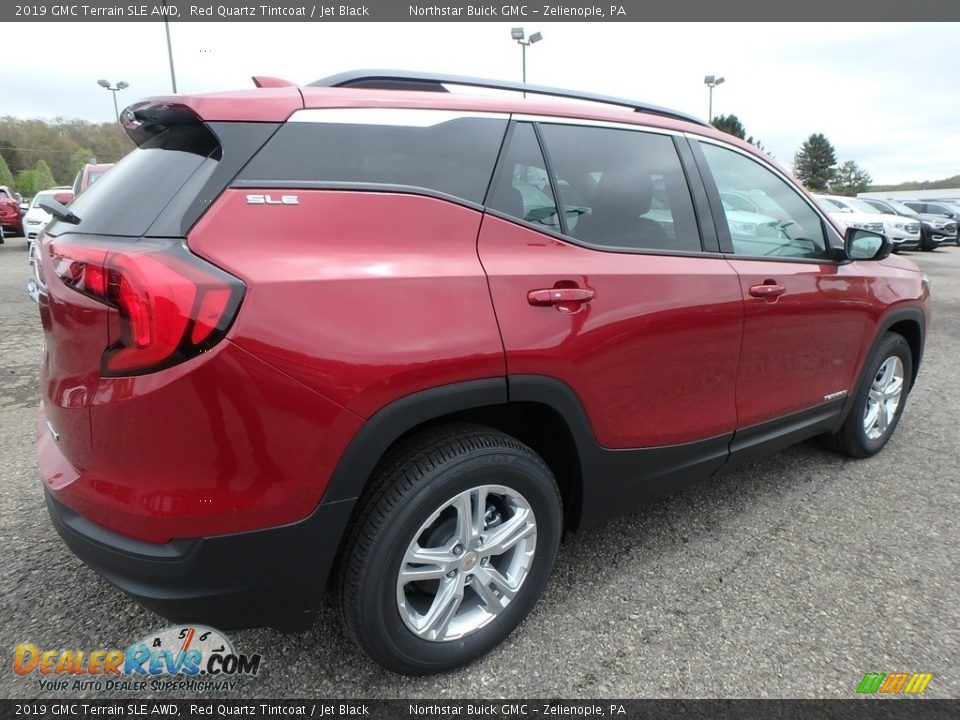 2019 GMC Terrain SLE AWD Red Quartz Tintcoat / Jet Black Photo #5