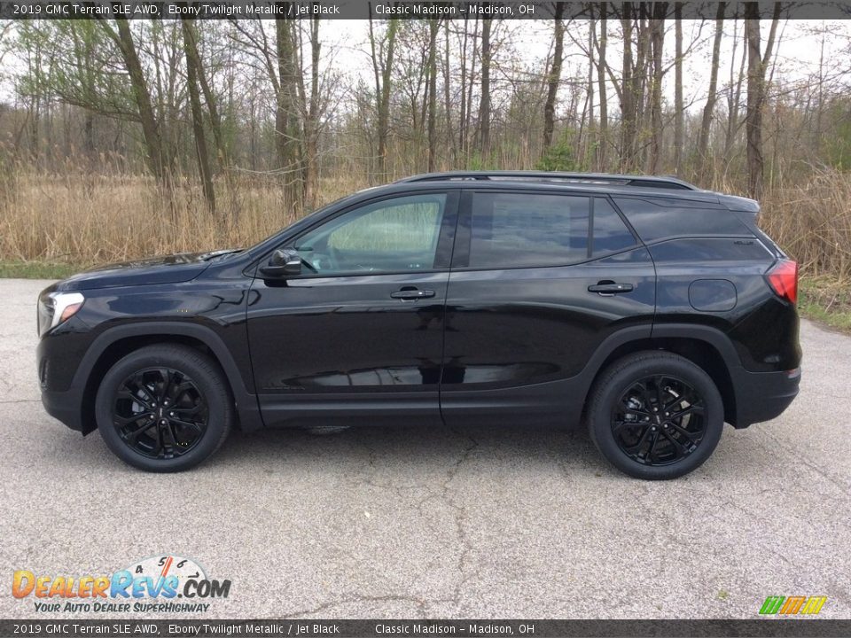 2019 GMC Terrain SLE AWD Ebony Twilight Metallic / Jet Black Photo #3