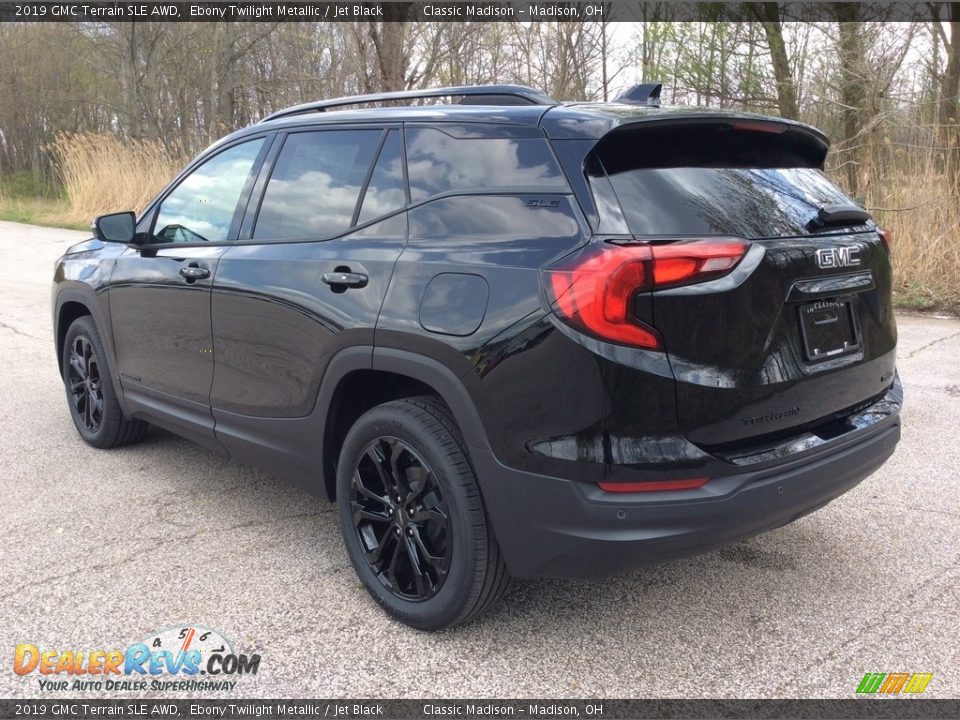 2019 GMC Terrain SLE AWD Ebony Twilight Metallic / Jet Black Photo #4
