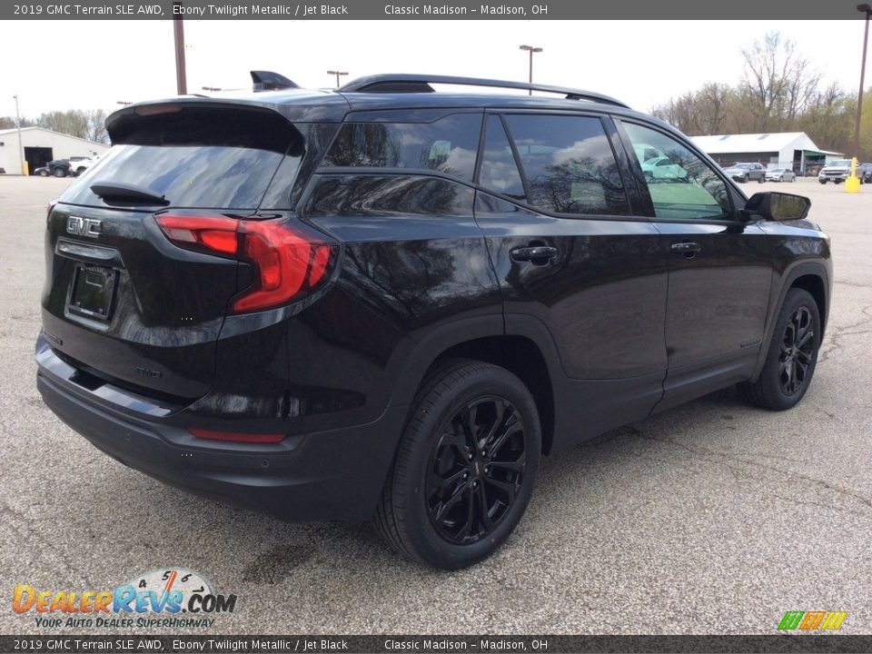 2019 GMC Terrain SLE AWD Ebony Twilight Metallic / Jet Black Photo #6